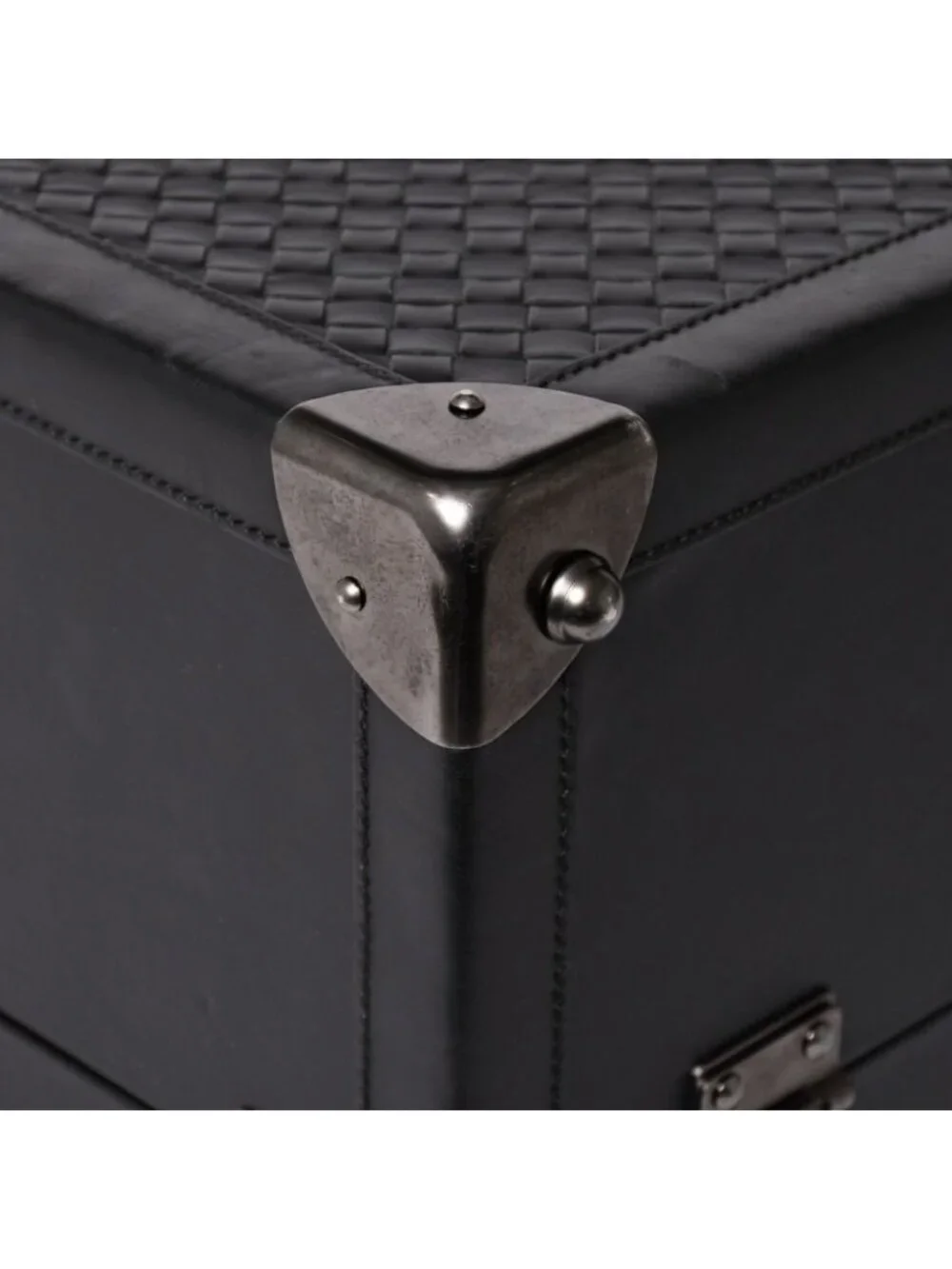 Bottega Veneta Hard Trunk Bag Black